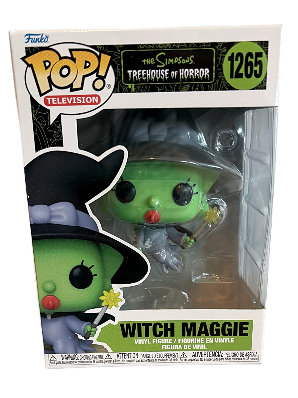 Funko Pop! Witch Maggie Vinyl Figure NIB The Simpsons Treehouse of Horror 1265